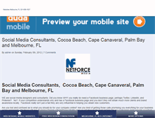 Tablet Screenshot of netforceperformancemarketing.com